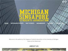 Tablet Screenshot of michigansingaporeans.com